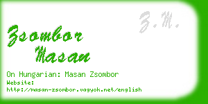 zsombor masan business card
